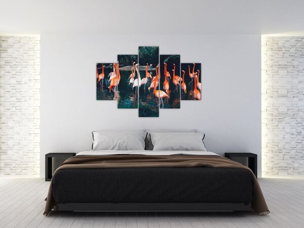 Slika jata flaminga (150x105 cm)
