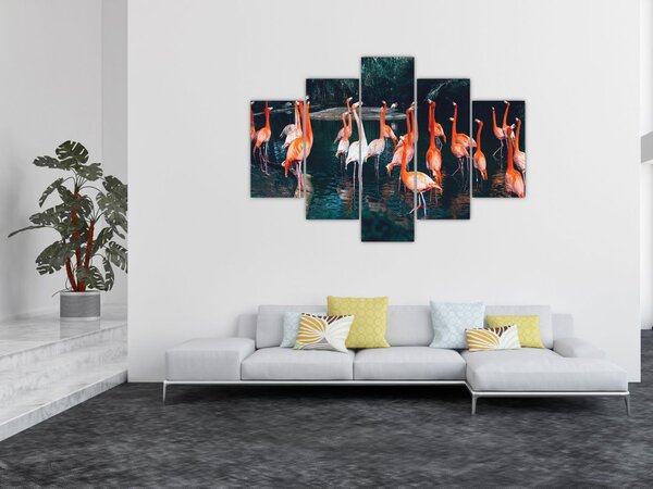 Slika jata flaminga (150x105 cm)