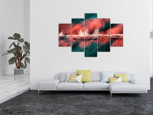 Slika - Eksplozija petroleja (150x105 cm)