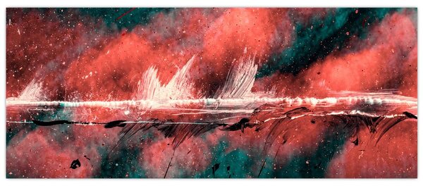 Slika - Eksplozija petroleja (120x50 cm)