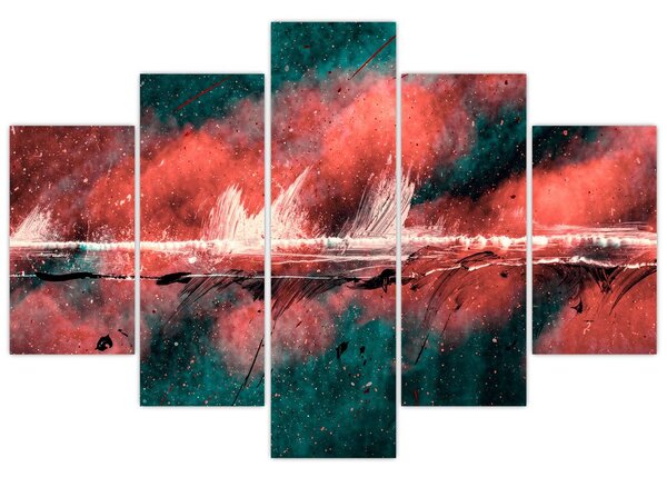 Slika - Eksplozija petroleja (150x105 cm)