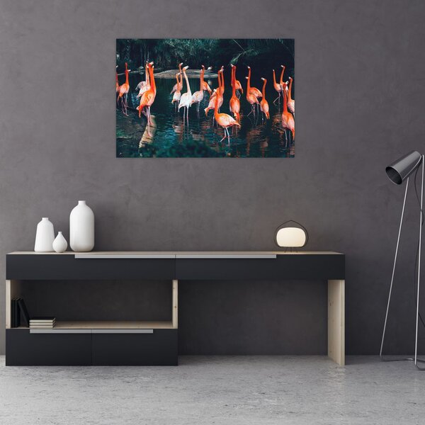 Slika jata flaminga (90x60 cm)