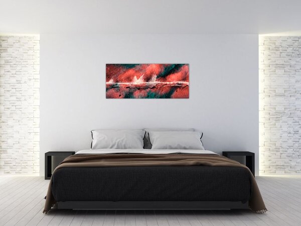 Slika - Eksplozija petroleja (120x50 cm)