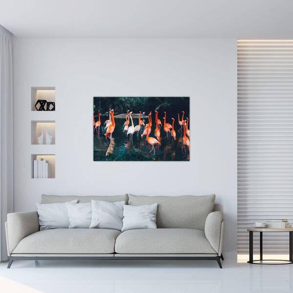 Slika jata flaminga (90x60 cm)