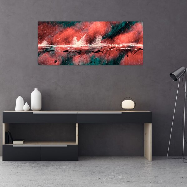 Slika - Eksplozija petroleja (120x50 cm)