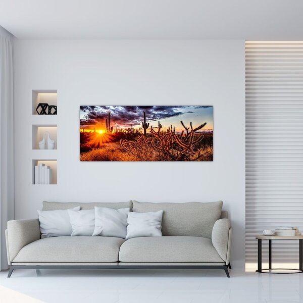 Slika - Zlatni sat pustinje (120x50 cm)
