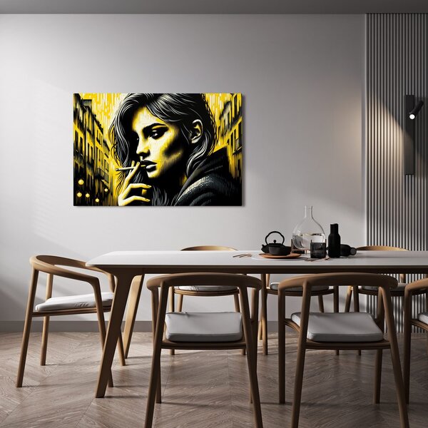 Slika gradski portret žene