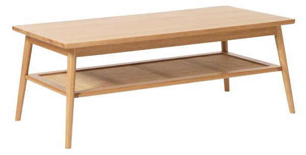 Stolić za kavu s pločom stola u dekoru hrasta u prirodnoj boji 60x120 cm Barrali – Unique Furniture