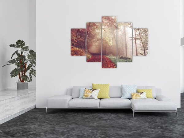 Slika - Jesenja šetnja šumom (150x105 cm)