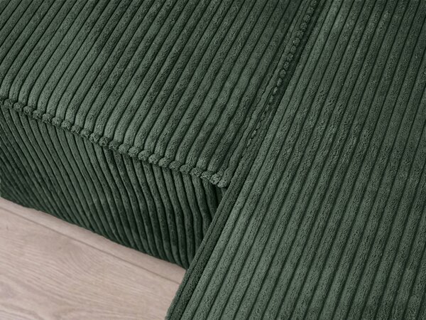 Kutna garnitura u obliku slova U SMART COSARO 295x140 cm, tamnozelena