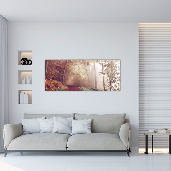 Slika - Jesenja šetnja šumom (120x50 cm)