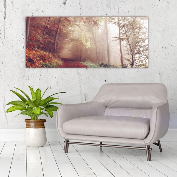 Slika - Jesenja šetnja šumom (120x50 cm)