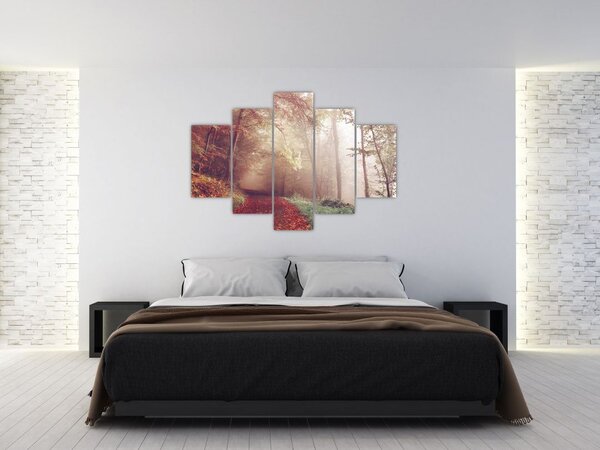 Slika - Jesenja šetnja šumom (150x105 cm)