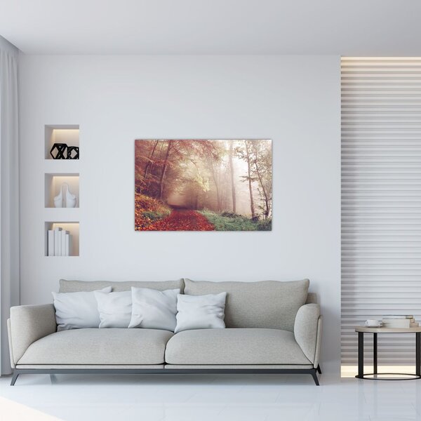 Slika - Jesenja šetnja šumom (90x60 cm)