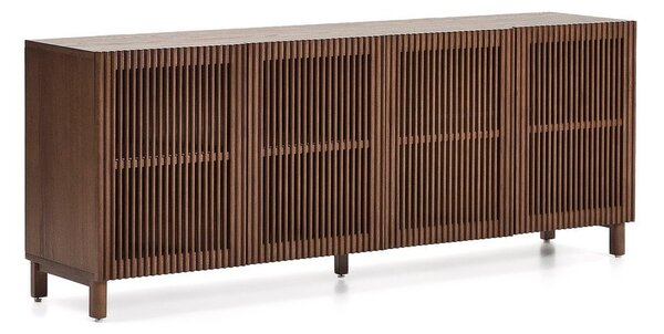 Tamno smeđa komoda u dekoru oraha 181x71,5x42,5 cm Beyla – Kave Home
