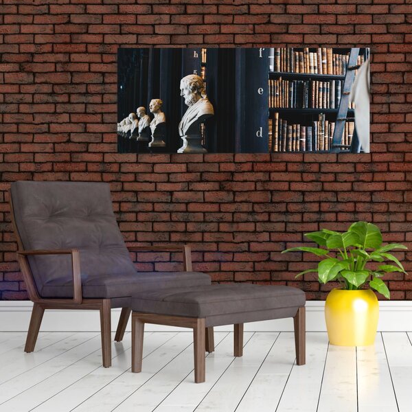 Slika - U knjižnici (120x50 cm)