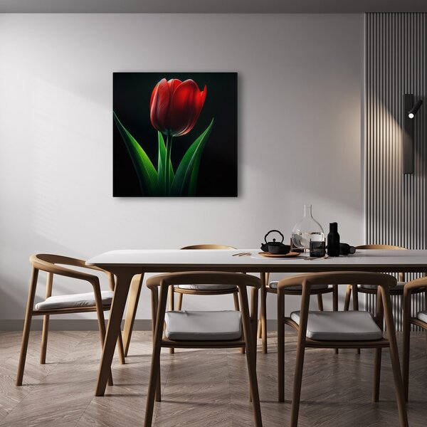 Slika cvijet tulipana noću