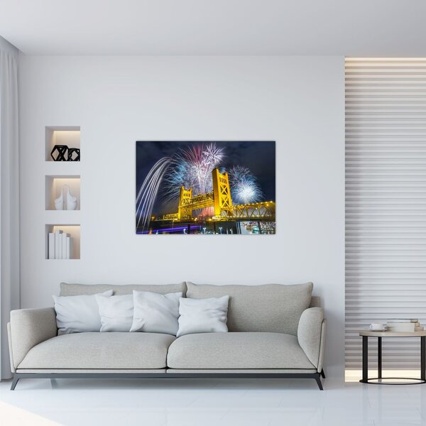 Slika - Doček Nove godine (90x60 cm)