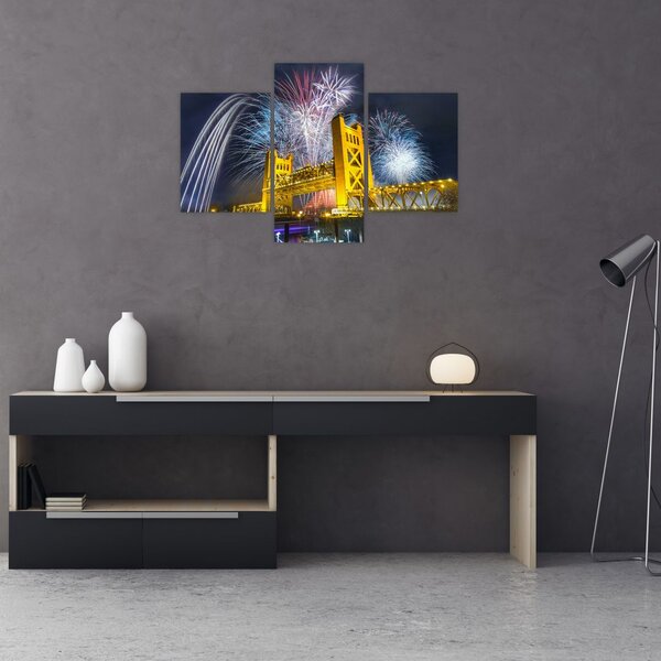 Slika - Doček Nove godine (90x60 cm)