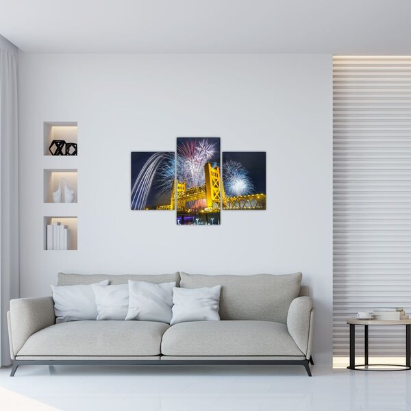 Slika - Doček Nove godine (90x60 cm)