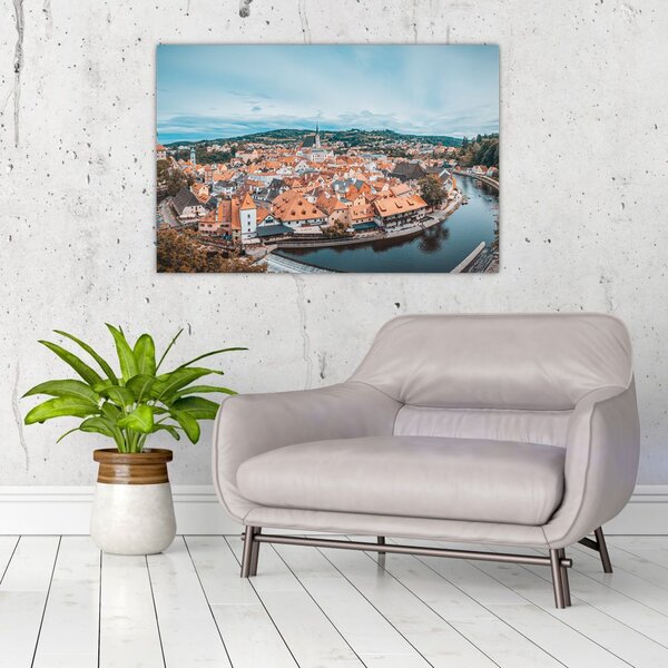 Slika - Český Krumlov (90x60 cm)