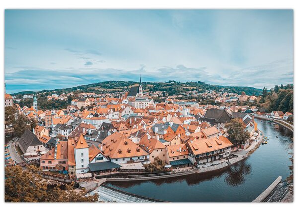 Slika - Český Krumlov (90x60 cm)