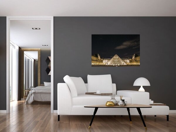 Slika - Louvre noću (90x60 cm)