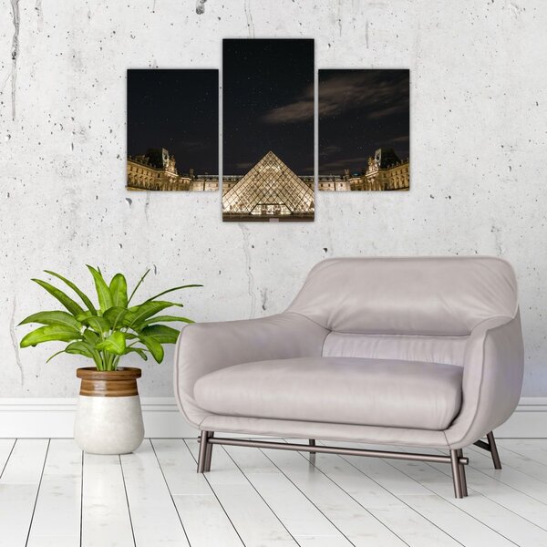 Slika - Louvre noću (90x60 cm)