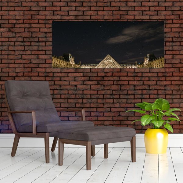 Slika - Louvre noću (120x50 cm)