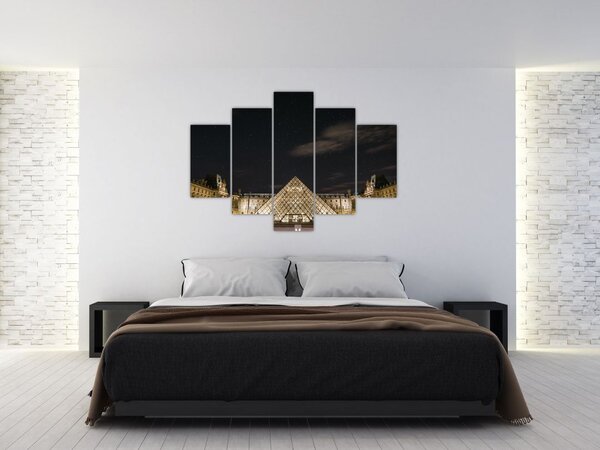 Slika - Louvre noću (150x105 cm)