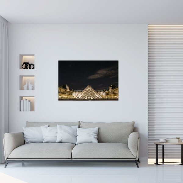 Slika - Louvre noću (90x60 cm)