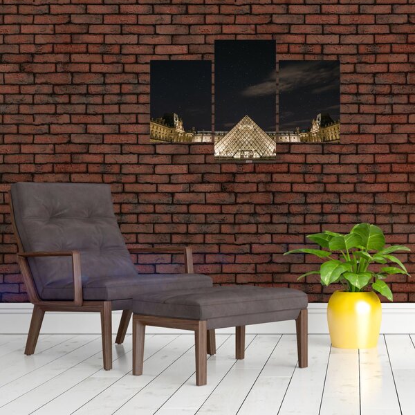 Slika - Louvre noću (90x60 cm)