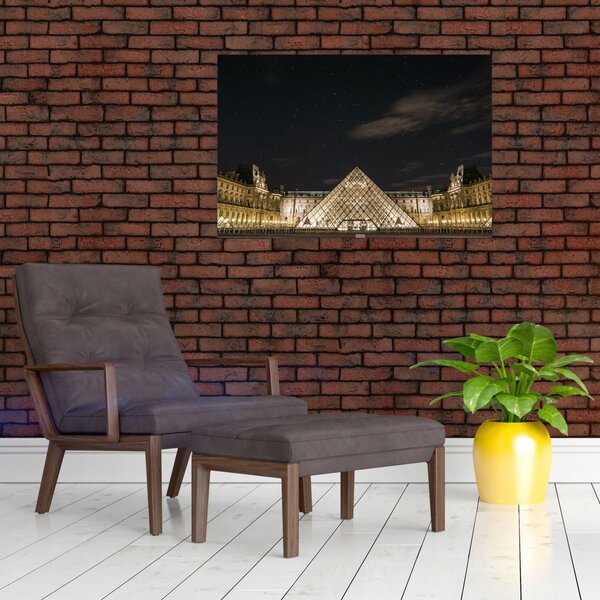 Slika - Louvre noću (90x60 cm)