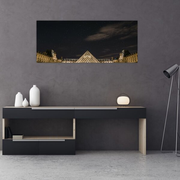 Slika - Louvre noću (120x50 cm)