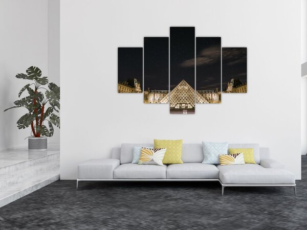 Slika - Louvre noću (150x105 cm)