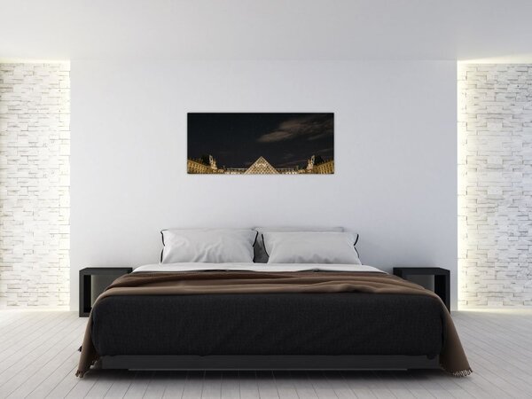 Slika - Louvre noću (120x50 cm)