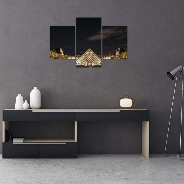 Slika - Louvre noću (90x60 cm)