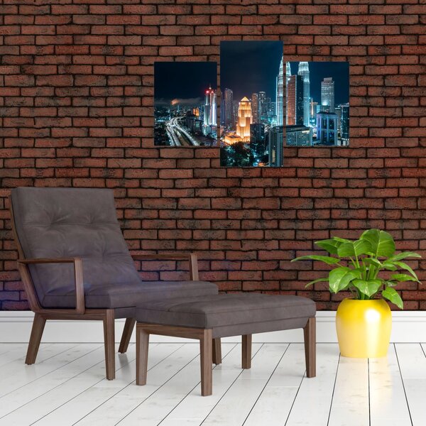 Slika - Noć u Kuala Lumpuru (90x60 cm)