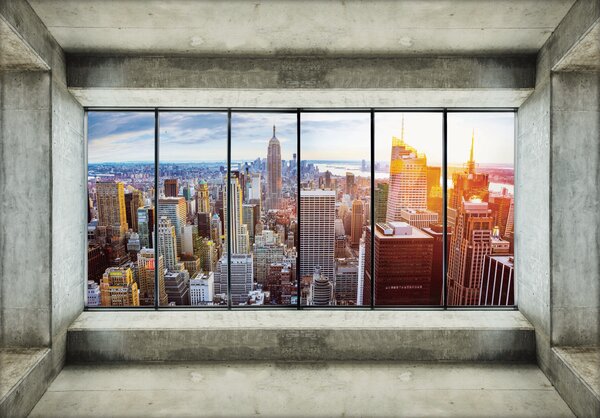 Foto tapeta - Pogled na New York City (152,5x104 cm)