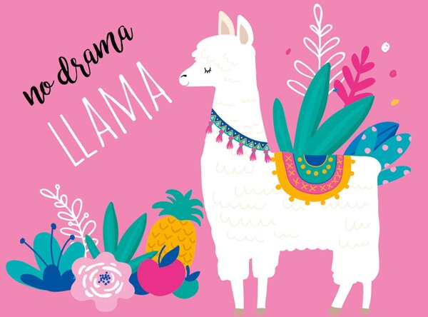 Foto tapeta - Lama (152,5x104 cm)