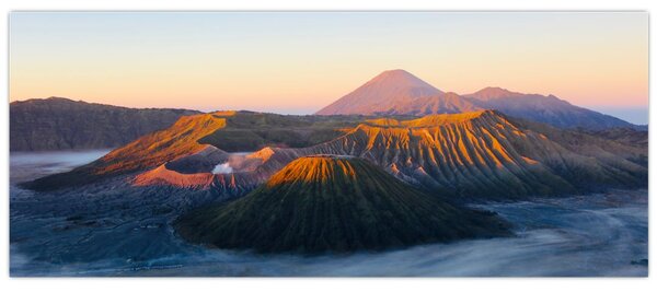 Slika planine Bromo u Indoneziji (120x50 cm)
