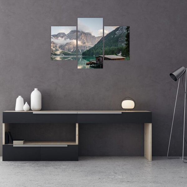 Slika - Lake Prags (90x60 cm)