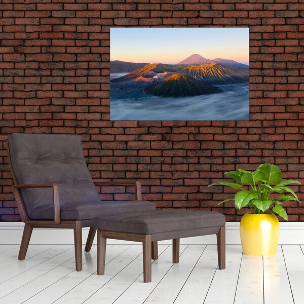 Slika planine Bromo u Indoneziji (90x60 cm)