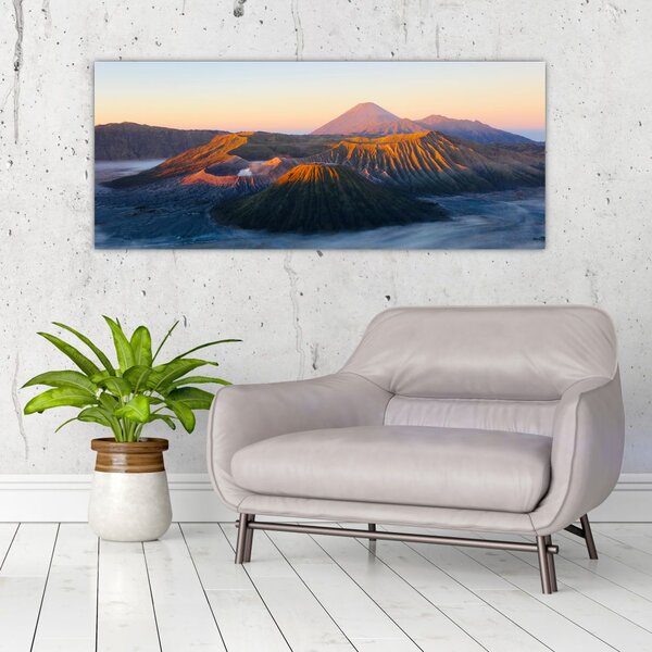 Slika planine Bromo u Indoneziji (120x50 cm)
