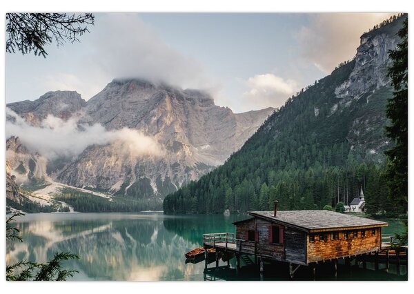 Slika - Lake Prags (90x60 cm)