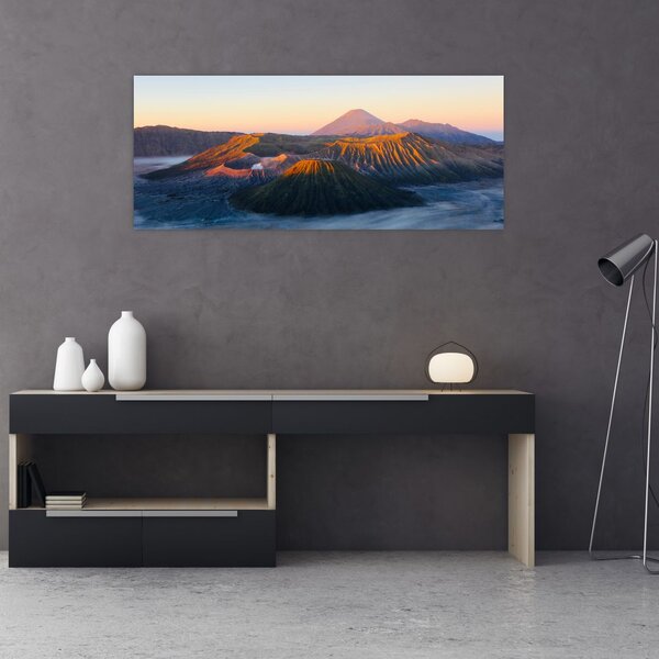 Slika planine Bromo u Indoneziji (120x50 cm)