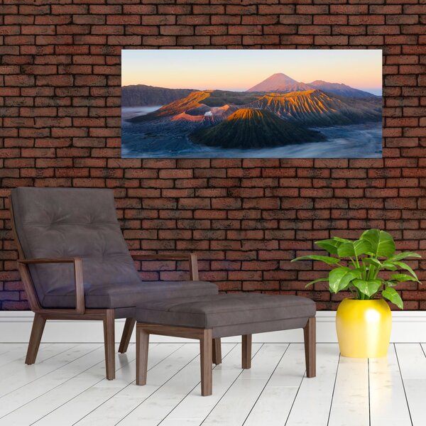 Slika planine Bromo u Indoneziji (120x50 cm)