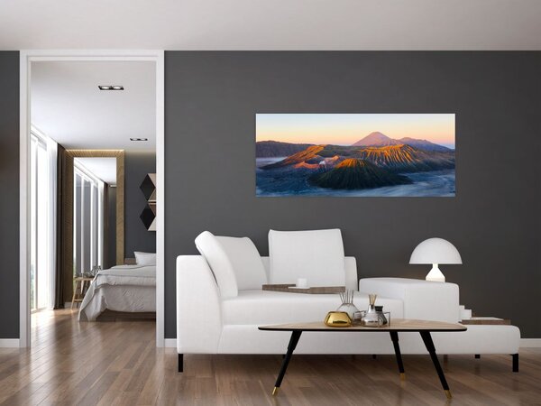Slika planine Bromo u Indoneziji (120x50 cm)