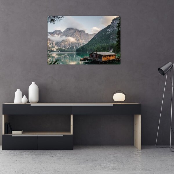 Slika - Lake Prags (90x60 cm)