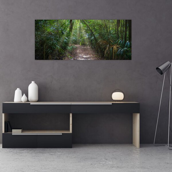 Slika - Sunčeve zrake u džungli (120x50 cm)